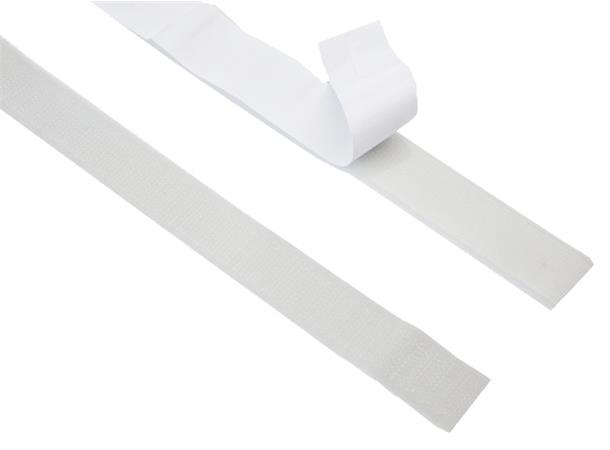 Velcro tape Velcro tape, hook 6 m x 20 mm grey