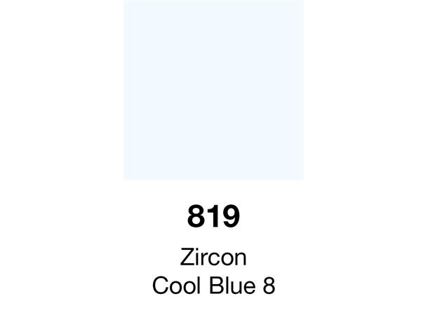 Zircon Cool Blue 8 Rolls 819 Zircon Cool Blue 8
