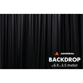 Backdrop 320 g/m² 6m width x 3.5m height black