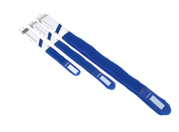 Cable wrap 26cm blue 5 p. Cable wrap 26cm blue 5 pieces