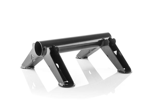 Floor stand base Floor base 30x 30 cm, tube 50 mm black 