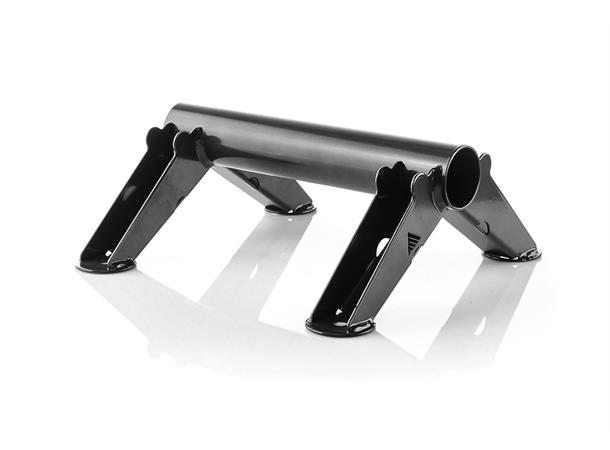 Floor stand base Floor base 30x 30 cm, tube 50 mm black 