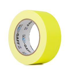 PRO FLUORESCENT, FLG Gul, 48mm x 22.8m Gaffa Tape for oppmerking