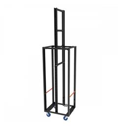 Sidelight tower symmetrical H203x L80 2x castor/ 2x castor w/brake