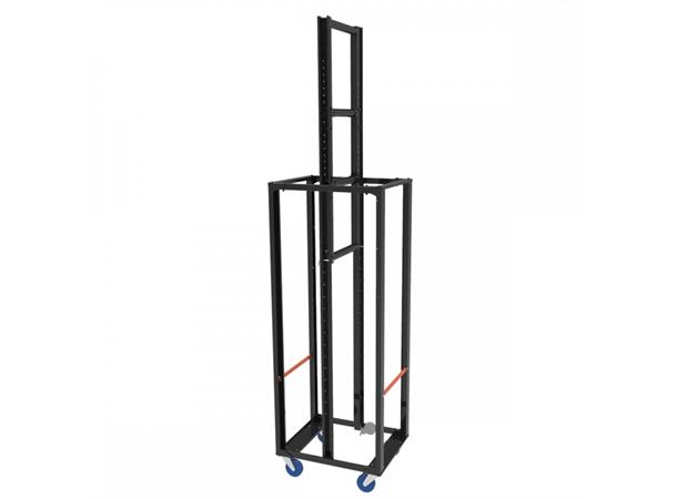 Sidelight tower symmetrical H203x L80 2x castor/ 2x castor w/brake 