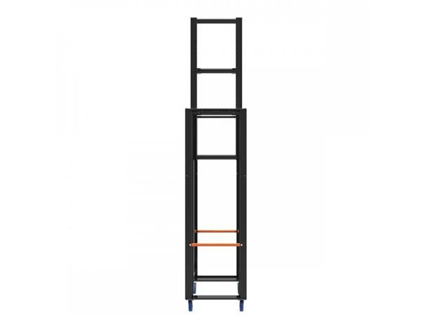 Sidelight tower symmetrical H203x L80 2x castor/ 2x castor w/brake 