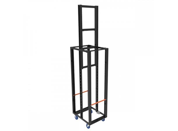 Sidelight tower symmetrical H203x L80 2x castor/ 2x castor w/brake 