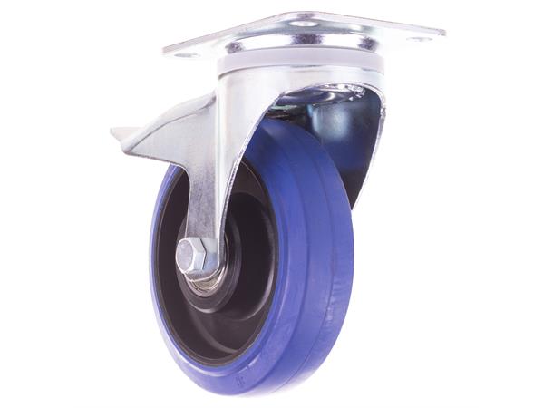 Swivel castor 160 mm w/brake