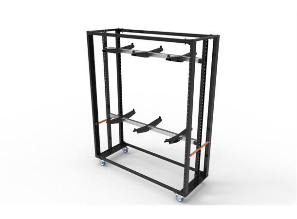 Cable cart height 203x length 160 with 2x 3 forks