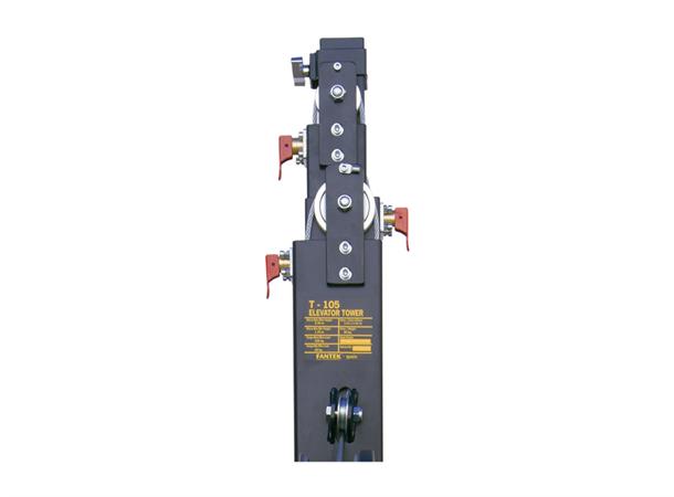 Fantek 5,3m, 225kg, Black Telescopic steel tower
