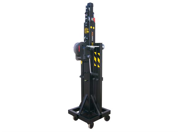 Fantek 5,3m, 225kg, Black Telescopic steel tower 