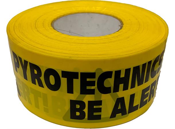 Pyro Warning Barrier 75mm x 250m Generic Printed Barrier Tape