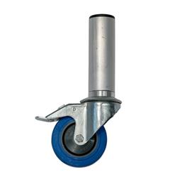 SINGLE LEG  CAST./BRAKE H=30CM Riser wheels