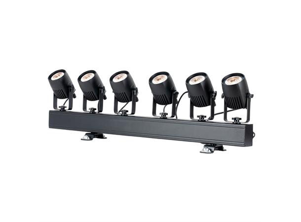 Saber Bar 6 Pinspot lighting system