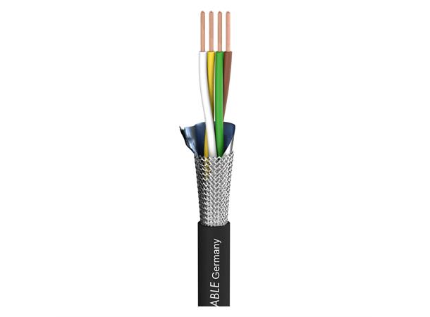 BINARY 434 DMX-PUR-BLEND-Kabel 4-adr. Bk Fleksibel DMX kabel.