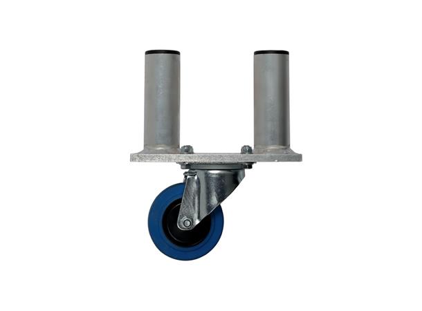 DOUBLE LEG WITH CASTOR H=30CM Riser wheels