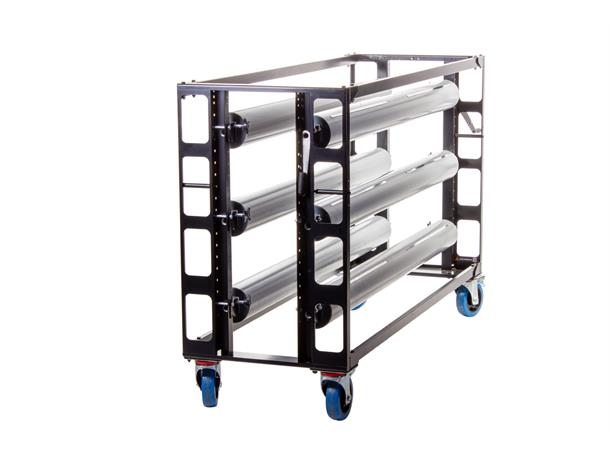Ballet floor cart length 180 4x castor with brake 