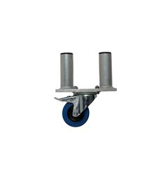 DOUBLE LEG  CAST /BRAKE H=30CM Riser wheels