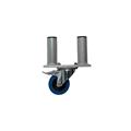 DOUBLE LEG  CAST /BRAKE H=30CM Riser wheels