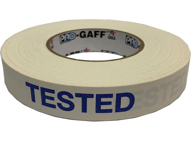 Warning Tape Warning Tape TESTED BLUE ON WHITE