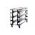 Ballet floor cart length 180 4x castor with brake 