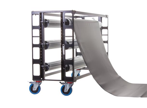 Ballet floor cart length 210 4x castor with brake