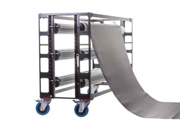 Ballet floor cart length 210 4x castor with brake 