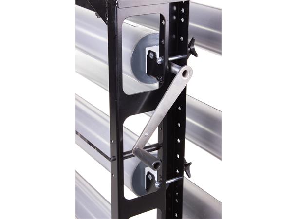 Ballet floor cart length 210 4x castor with brake 