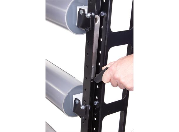 Ballet floor cart length 210 4x castor with brake 