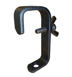 HOOK CLAMP 50mm STAND Sort Teaterkrok 50mm STAND. (25x6 flat) (b)