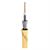 CLASSIQUE Instrumentenc. tweed gulbrun Vintage instrumentkabel. 