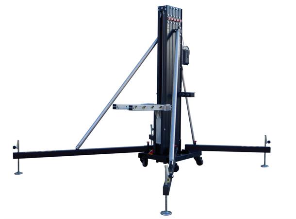 Fantek 6,5m, 200kg, Black FRONTAL LOAD LIFTING TOWERS 