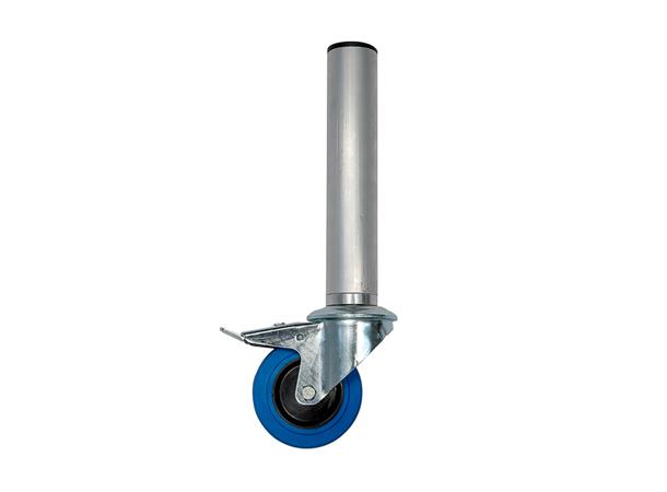 SINGLE LEG  CAST./BRAKE H=40CM Riser wheels