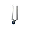 DOUBLE LEG WITH CASTOR H=70CM Riser wheels