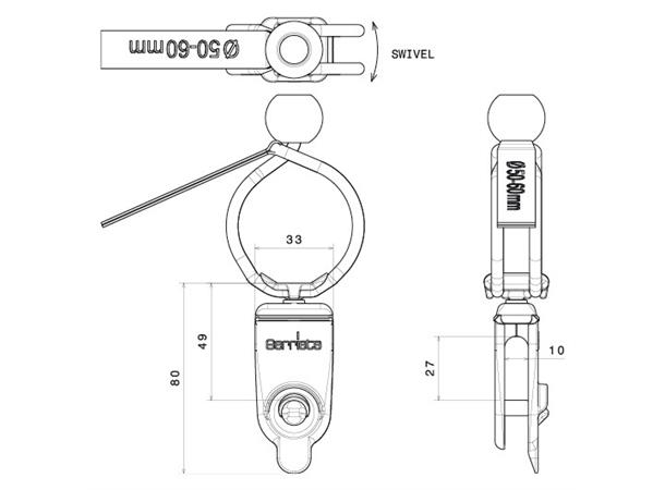 G-QUICK 2.0 For Flying Bars: Ø 50-60 mm