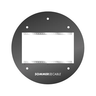 Rundblech-Adapter for GT310 + HT-Trommel Panel 4 WU SYSBOXX GT310/HT