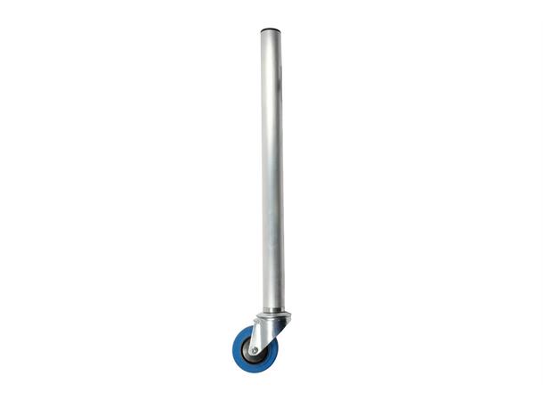 SINGLE LEG WITH CASTOR H=80CM Riser wheels