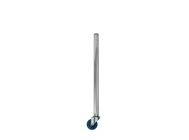 SINGLE LEG WITH CASTOR H=80CM Riser wheels