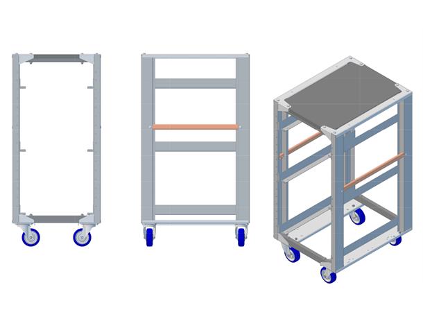 Storage cart height 110 without crates