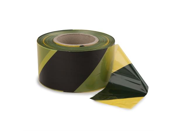 Hazard Warning Barrier 75mm x 500m Printed hazard barrier tape