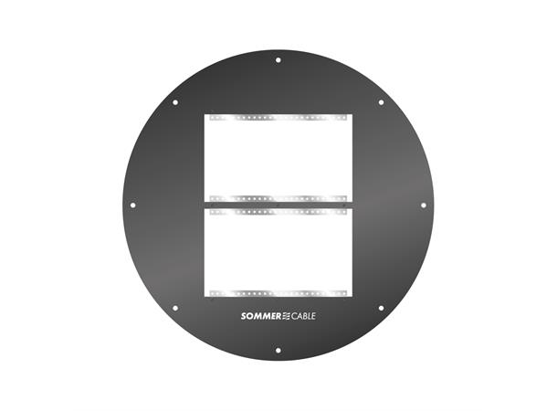 Rundblech-Adapter for GT450 + SD-Trommel Panel 2x4 WU SYSBOXX GT450/HT