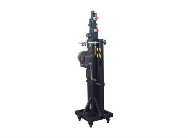 Fantek 6,4m, 225kg, Black Telescopic steel tower