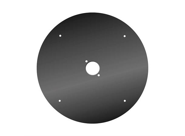 Front panel with1 XLR Bohrung, Front panel with 1 D-hole GT310/HT 