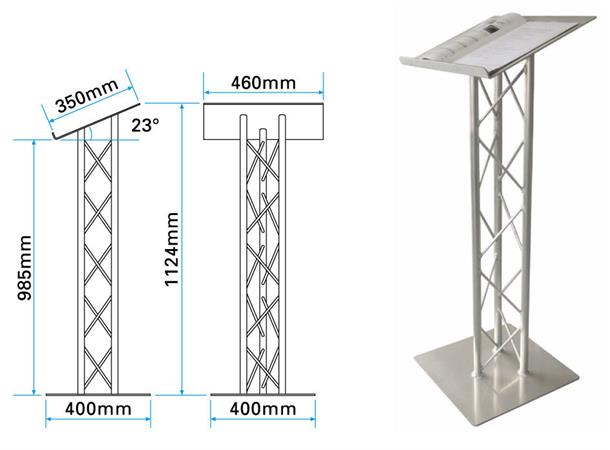 OPTI Trilite 100 Series TR LCD Truss Lectern