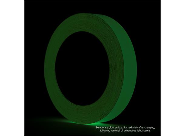 Photoluminescent ‘Glow’ Tape Glow in the dark tape 20mmx10m