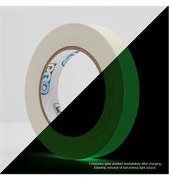 Photoluminescent ‘Glow’ Tape Glow in the dark tape 20mmx10m