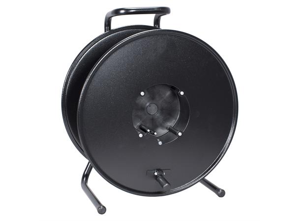 SCHILL Kabeltrommel, HT485-SW Kabeltrommel of Stahlblech open, sort 