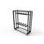 Cable cart height 203x length 160 with 2x 5 forks 