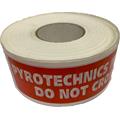 Pyro Warning Barrier 75mm x 250m Generic Printed Barrier Tape
