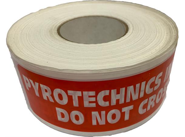 Pyro Warning Barrier 75mm x 250m Generic Printed Barrier Tape